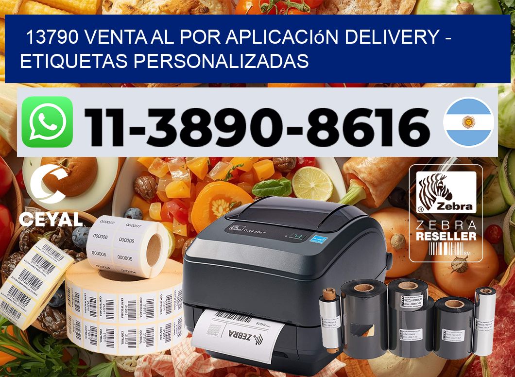 13790 Venta al Por Aplicación delivery – Etiquetas Personalizadas