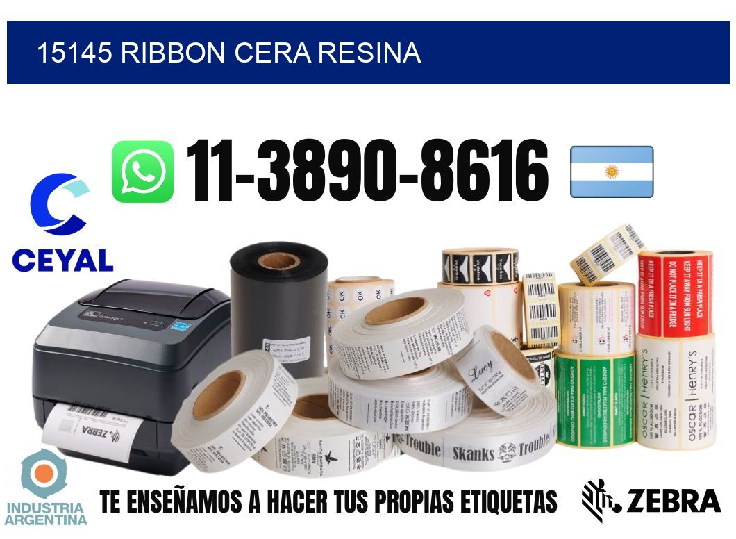 15145 ribbon cera resina