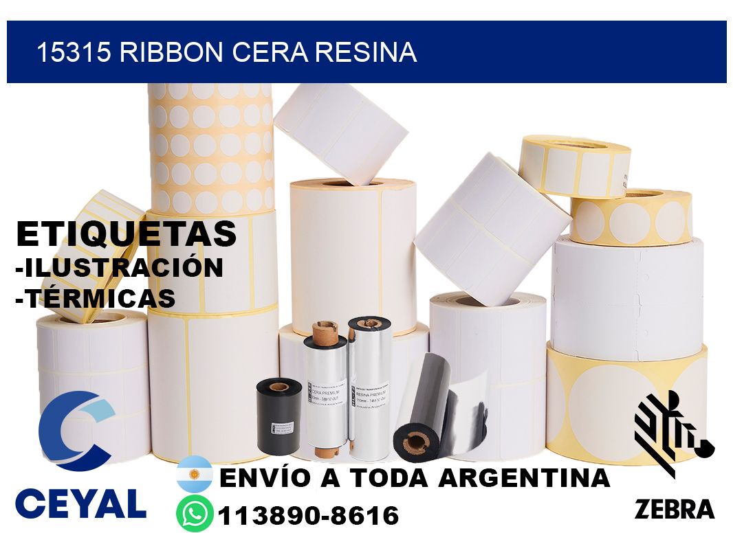 15315 ribbon cera resina