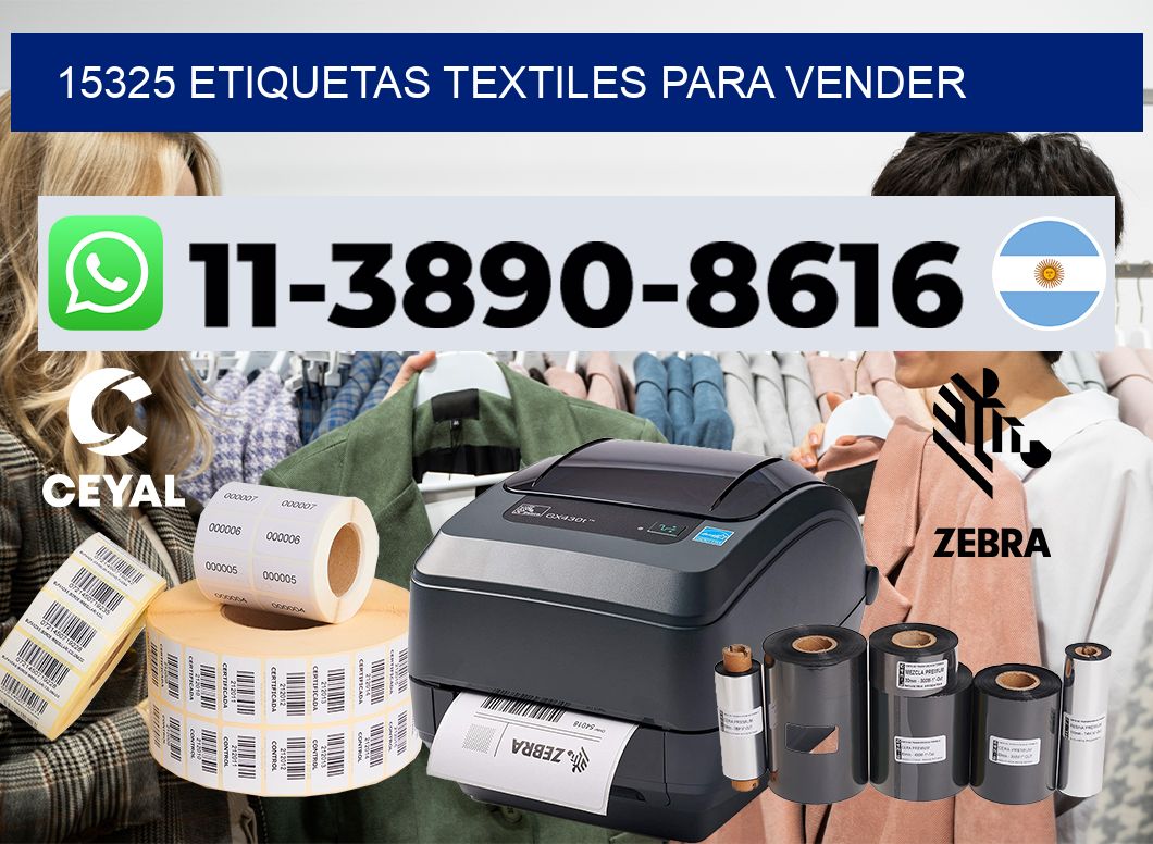 15325 Etiquetas textiles para vender