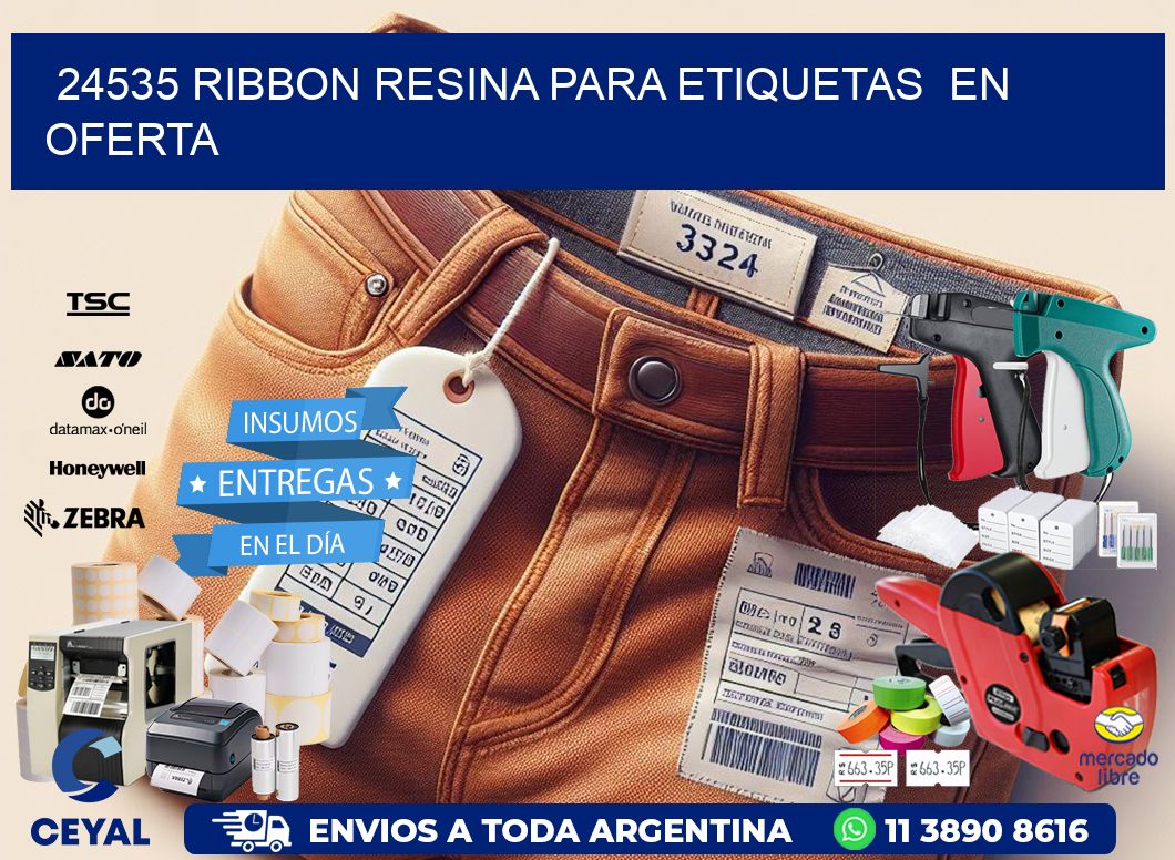 24535 ribbon resina para etiquetas en oferta