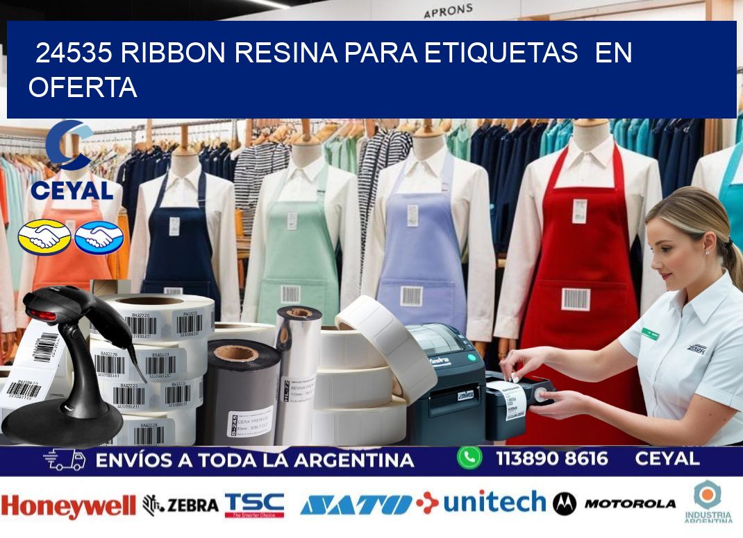 24535 ribbon resina para etiquetas en oferta