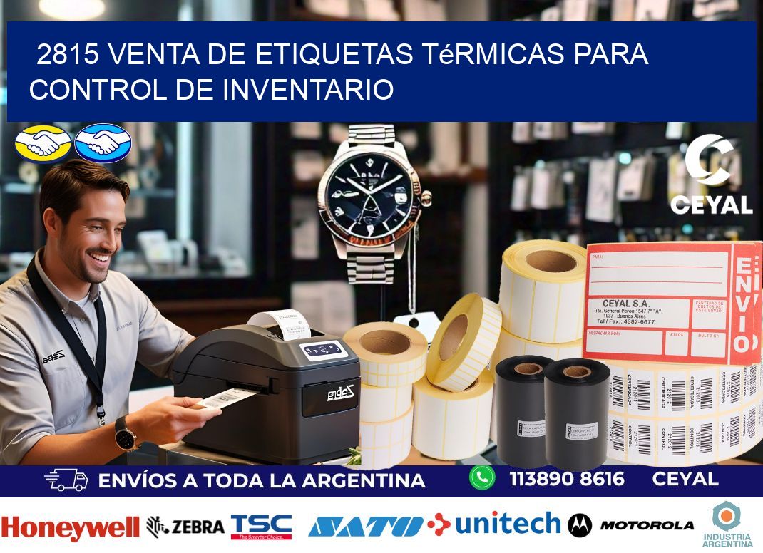 2815 venta de etiquetas térmicas para control de inventario