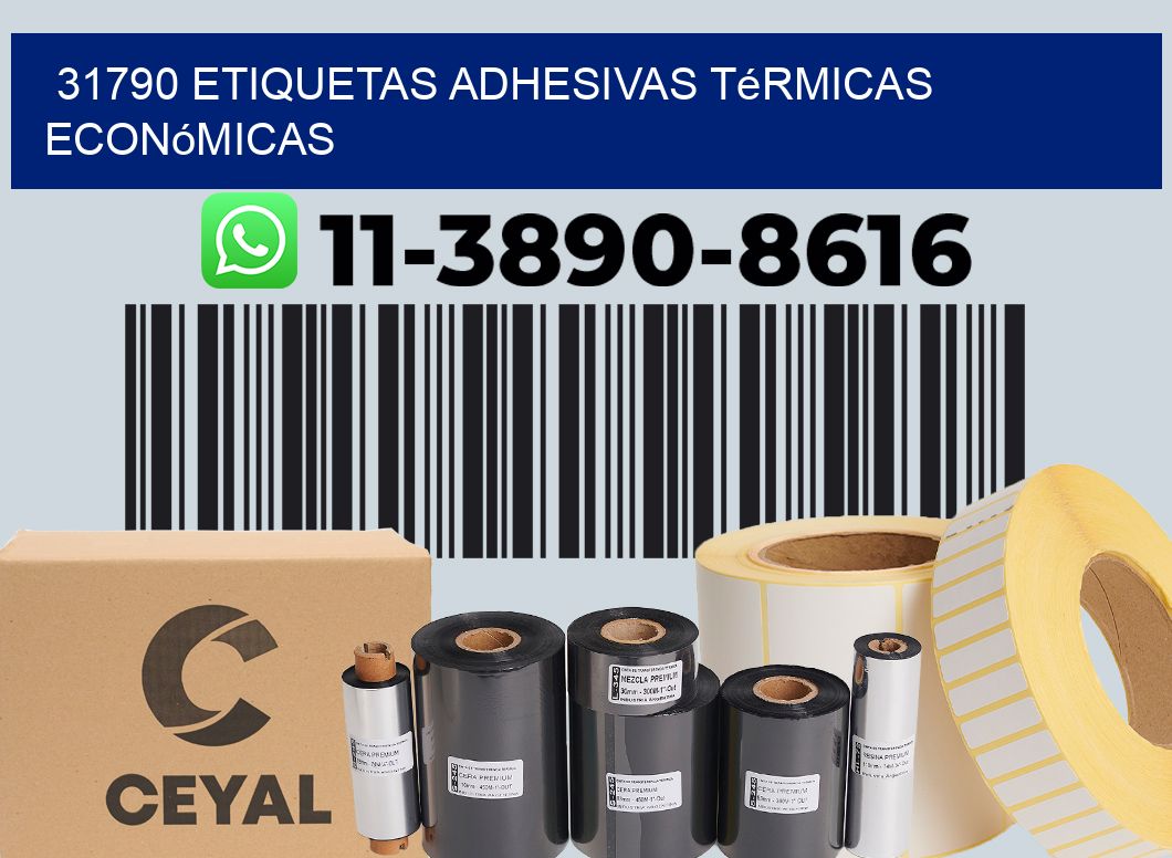 31790 etiquetas adhesivas térmicas económicas
