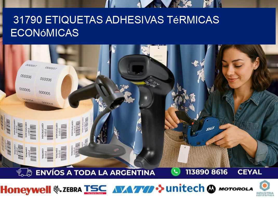 31790 etiquetas adhesivas térmicas económicas