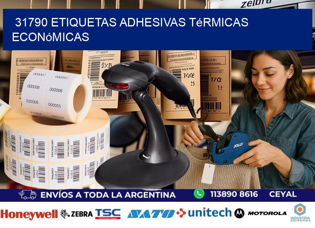 31790 etiquetas adhesivas térmicas económicas