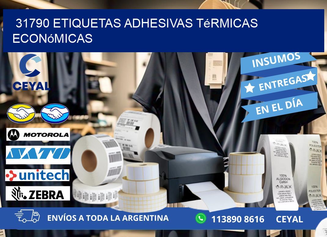 31790 etiquetas adhesivas térmicas económicas