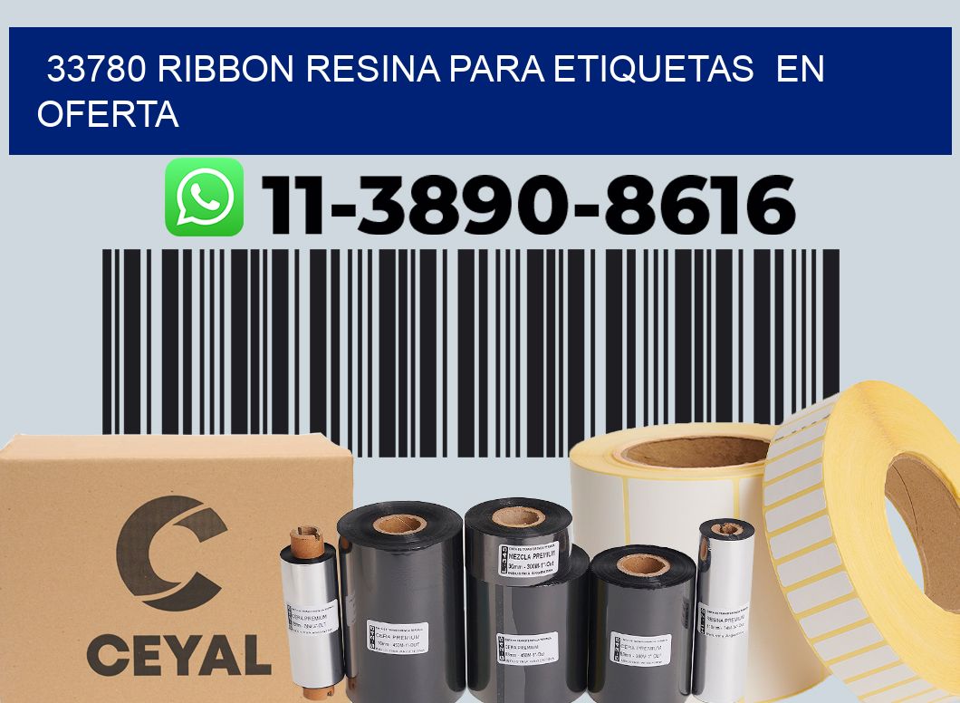 33780 ribbon resina para etiquetas en oferta