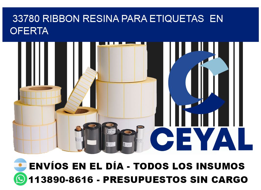 33780 ribbon resina para etiquetas en oferta