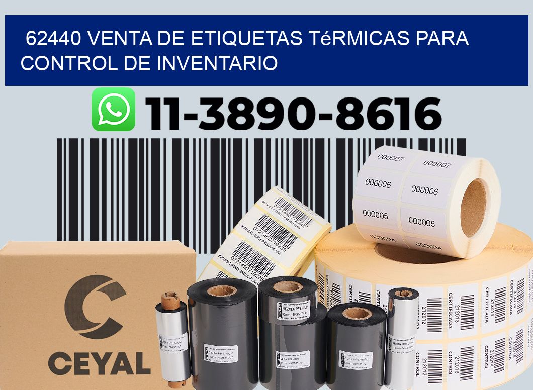 62440 venta de etiquetas térmicas para control de inventario