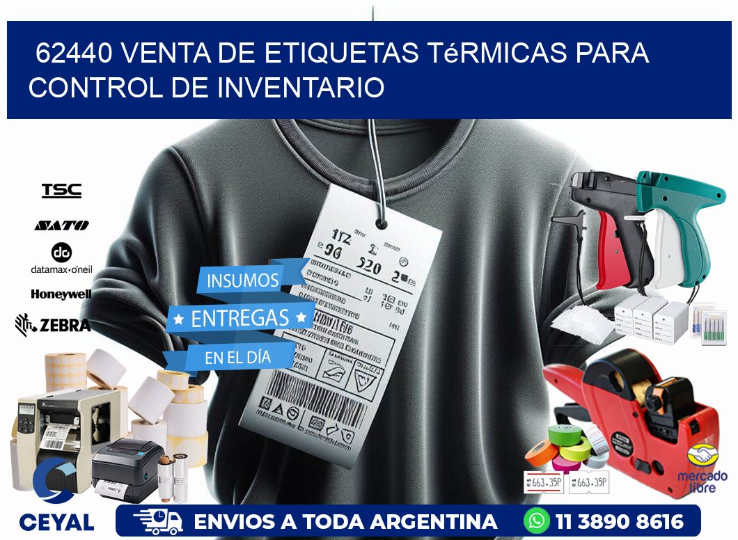 62440 venta de etiquetas térmicas para control de inventario