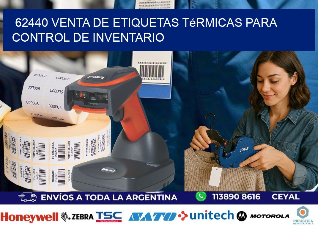 62440 venta de etiquetas térmicas para control de inventario