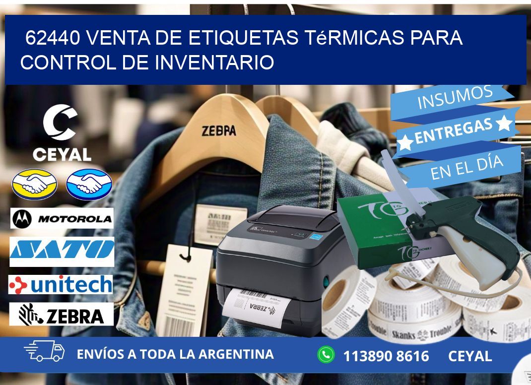 62440 venta de etiquetas térmicas para control de inventario