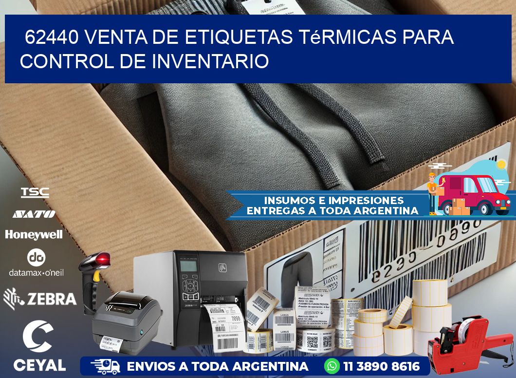 62440 venta de etiquetas térmicas para control de inventario