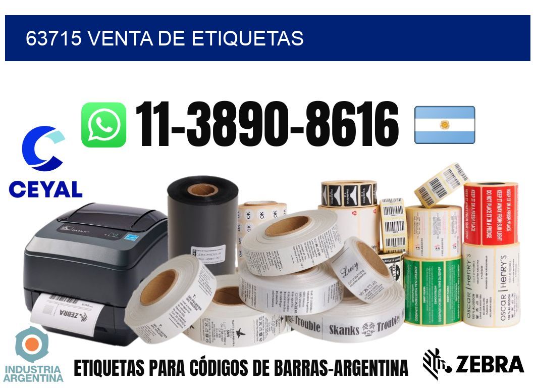 63715 venta de etiquetas