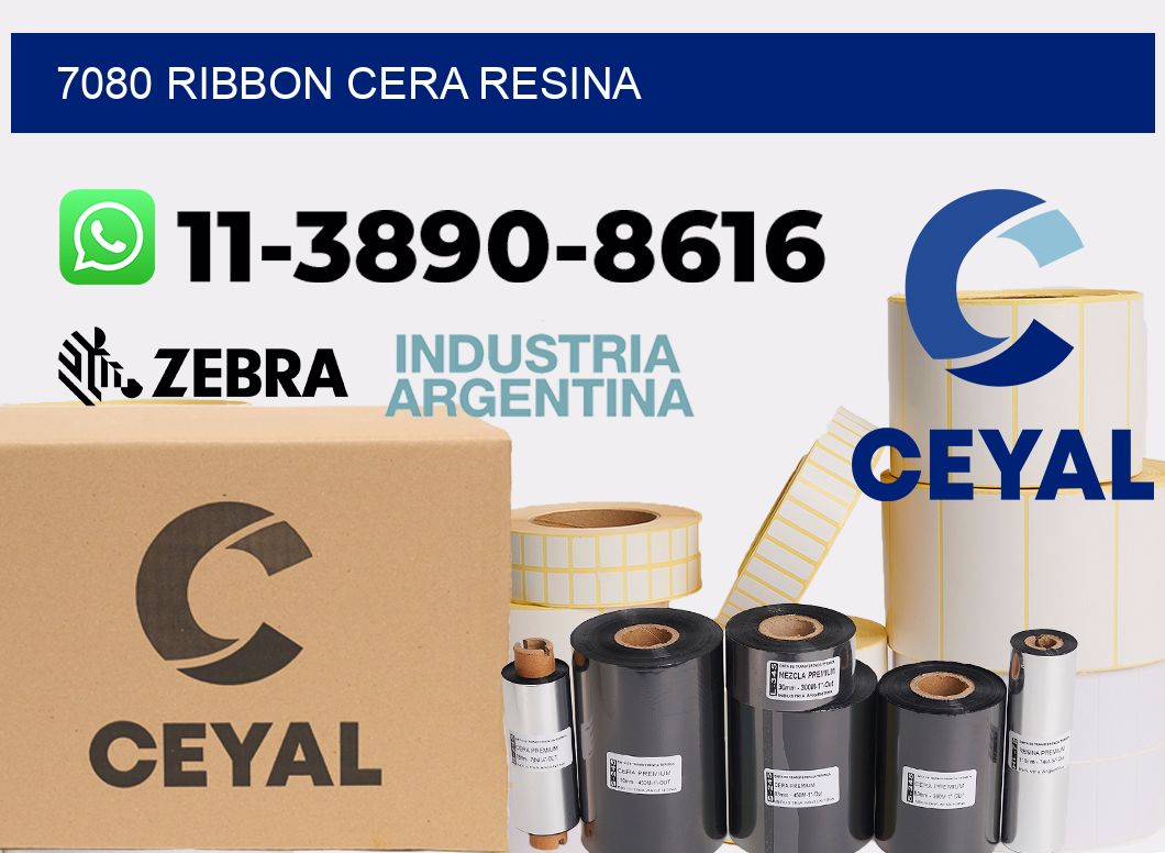 7080 ribbon cera resina