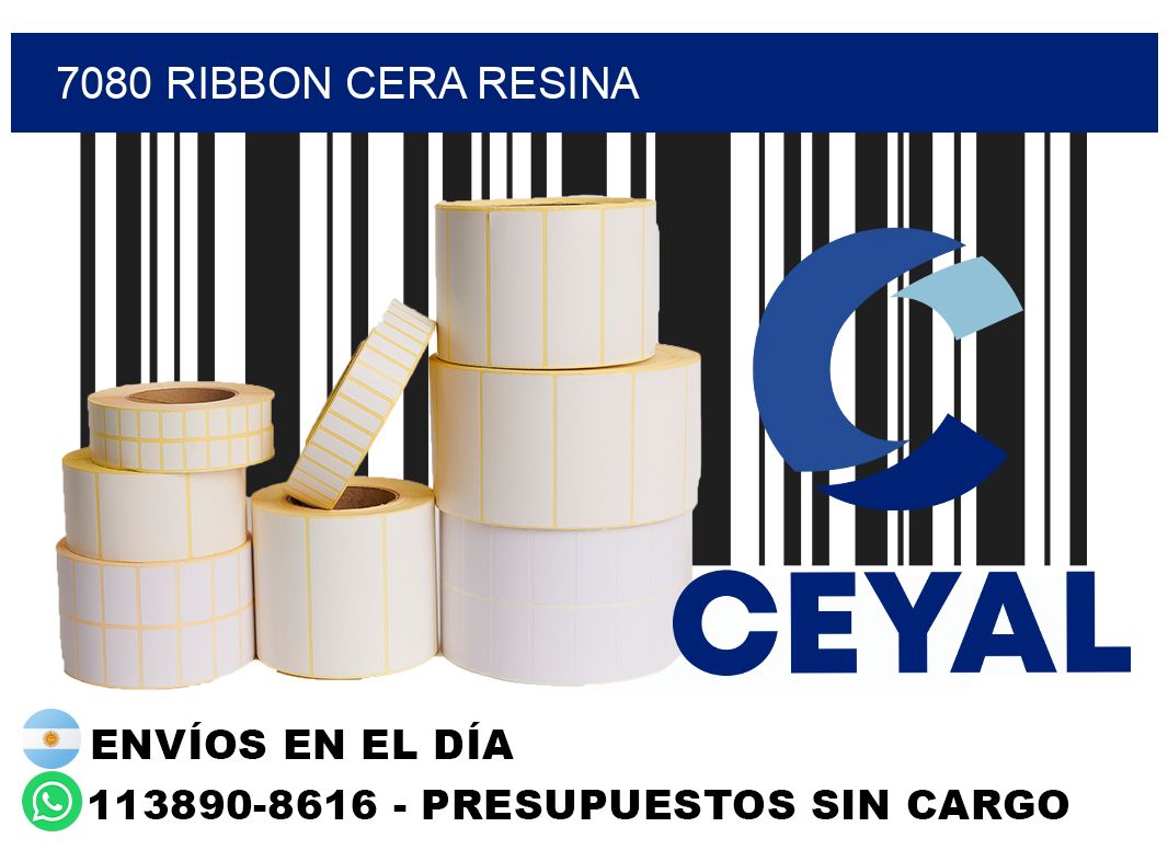 7080 ribbon cera resina