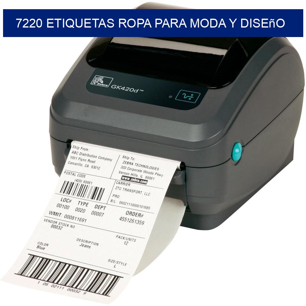 7220 Etiquetas ropa para moda y diseño