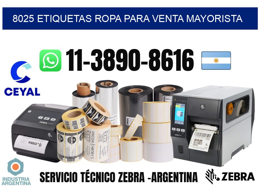 8025 Etiquetas ropa para venta mayorista