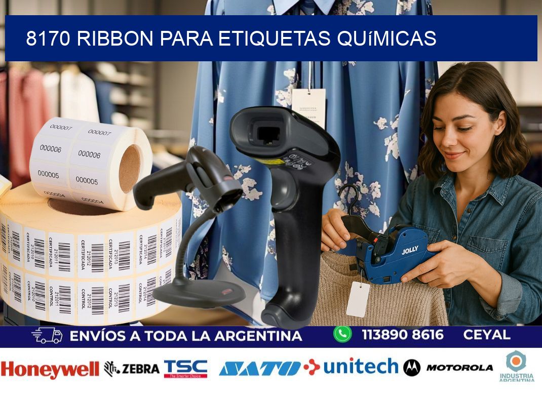 8170 ribbon para etiquetas químicas