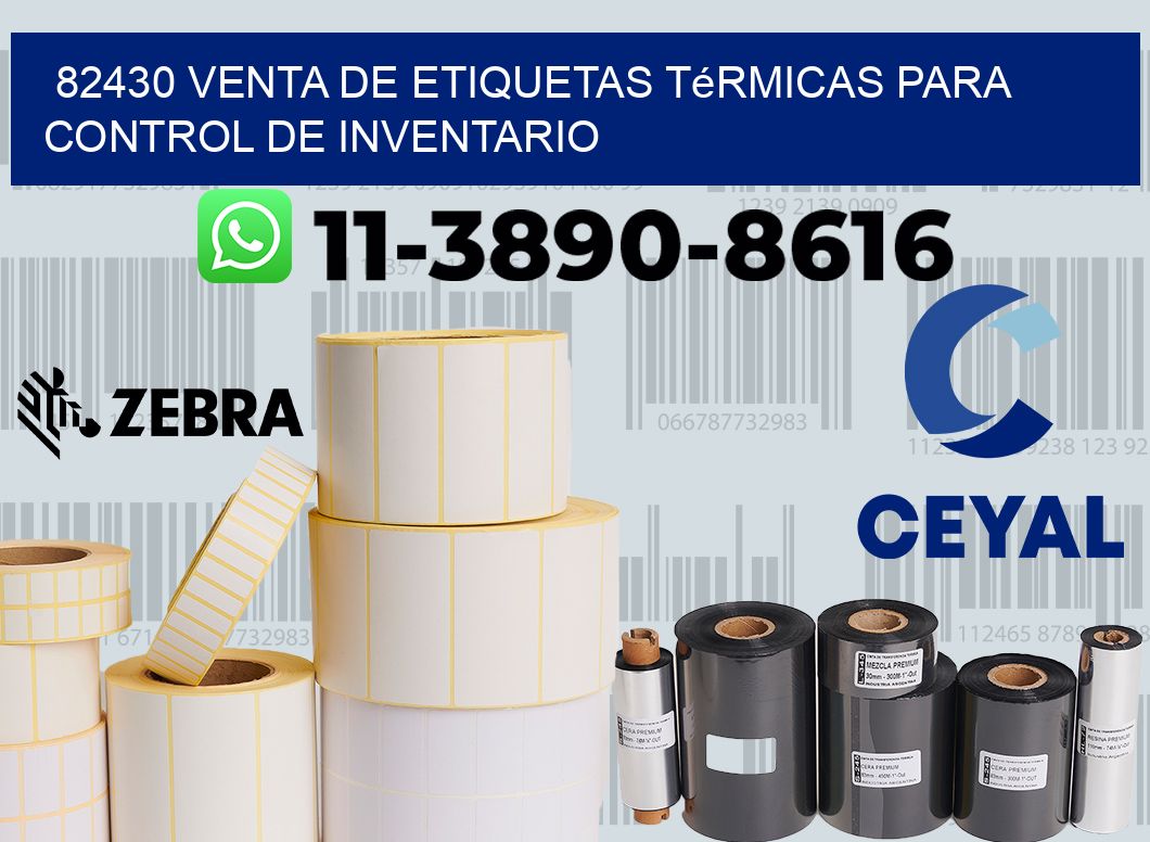 82430 venta de etiquetas térmicas para control de inventario
