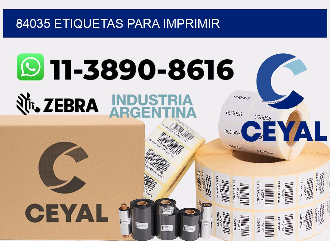 84035 etiquetas para imprimir