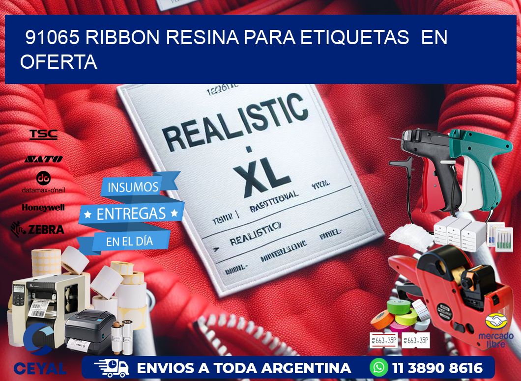 91065 ribbon resina para etiquetas en oferta