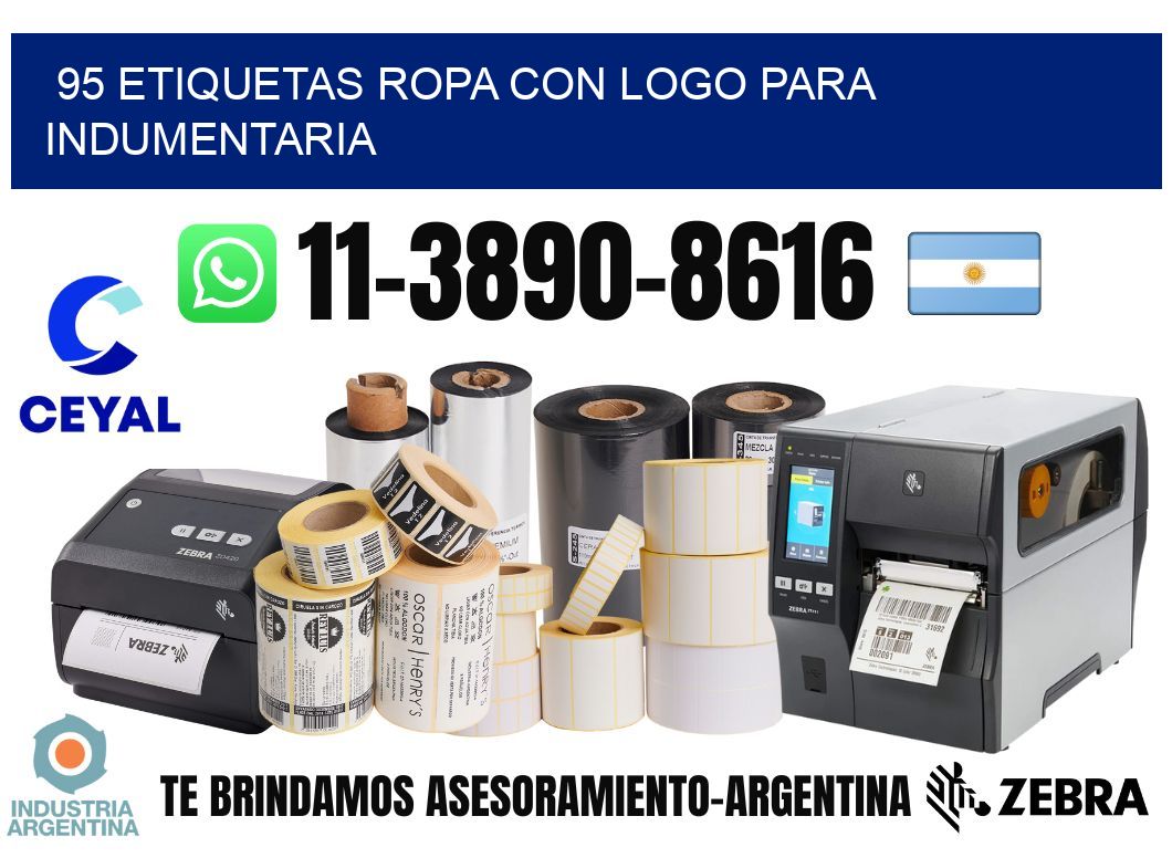 95 Etiquetas ropa con logo para indumentaria