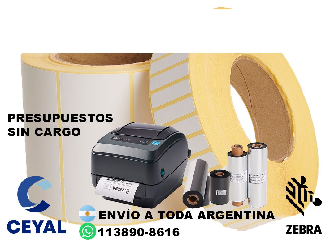 9580 etiquetas industriales para zebra zt230 resistencia total