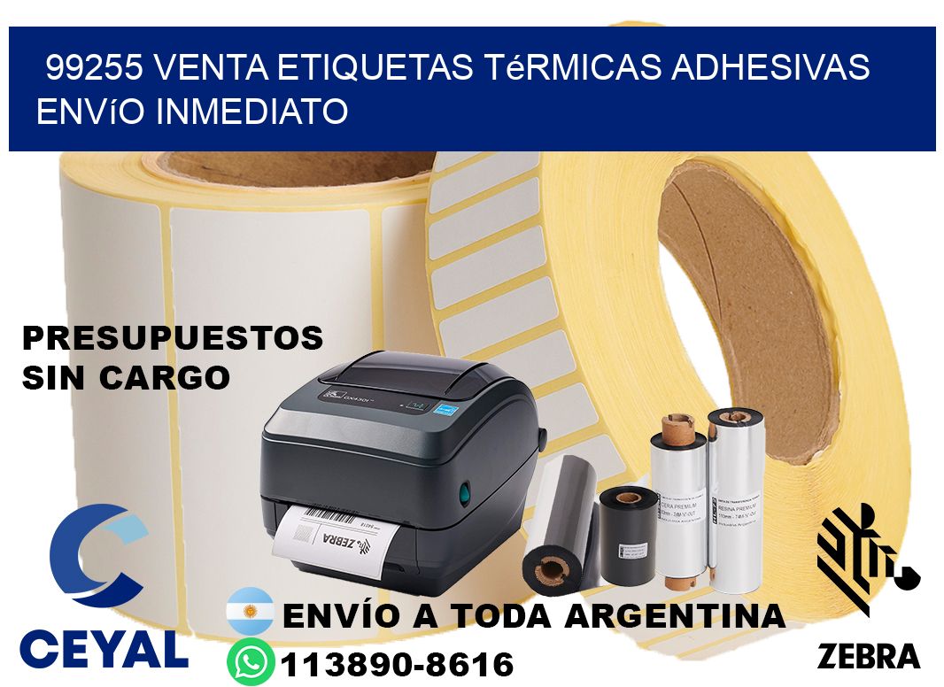 99255 venta etiquetas térmicas adhesivas envío inmediato