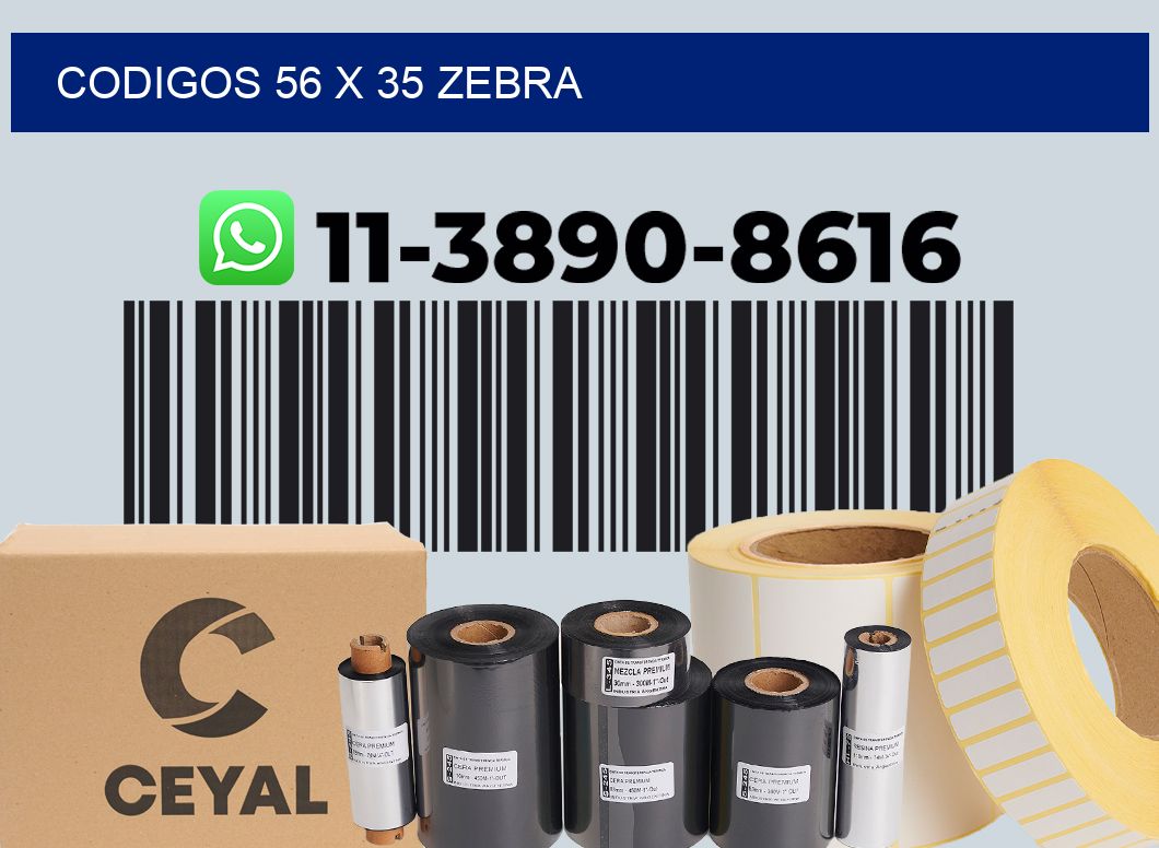codigos 56 x 35 zebra