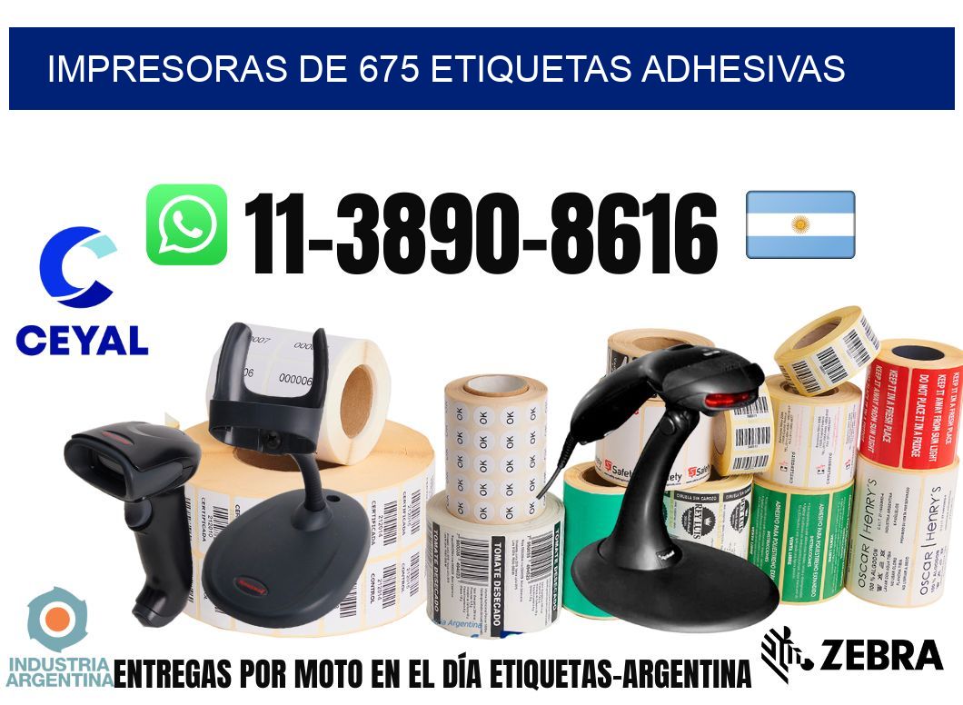 impresoras de 675 etiquetas adhesivas