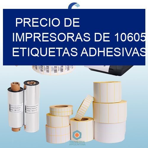 precio de impresoras de 10605 etiquetas adhesivas