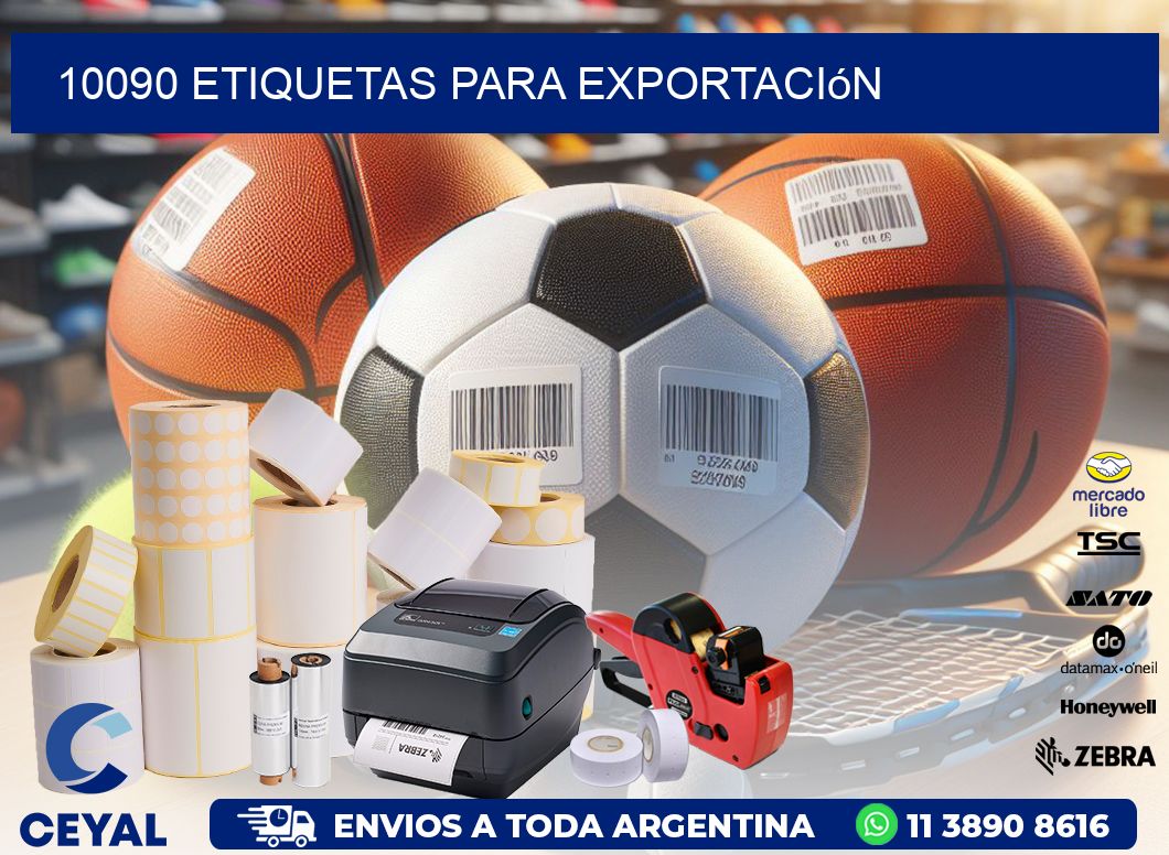 10090 Etiquetas para exportación