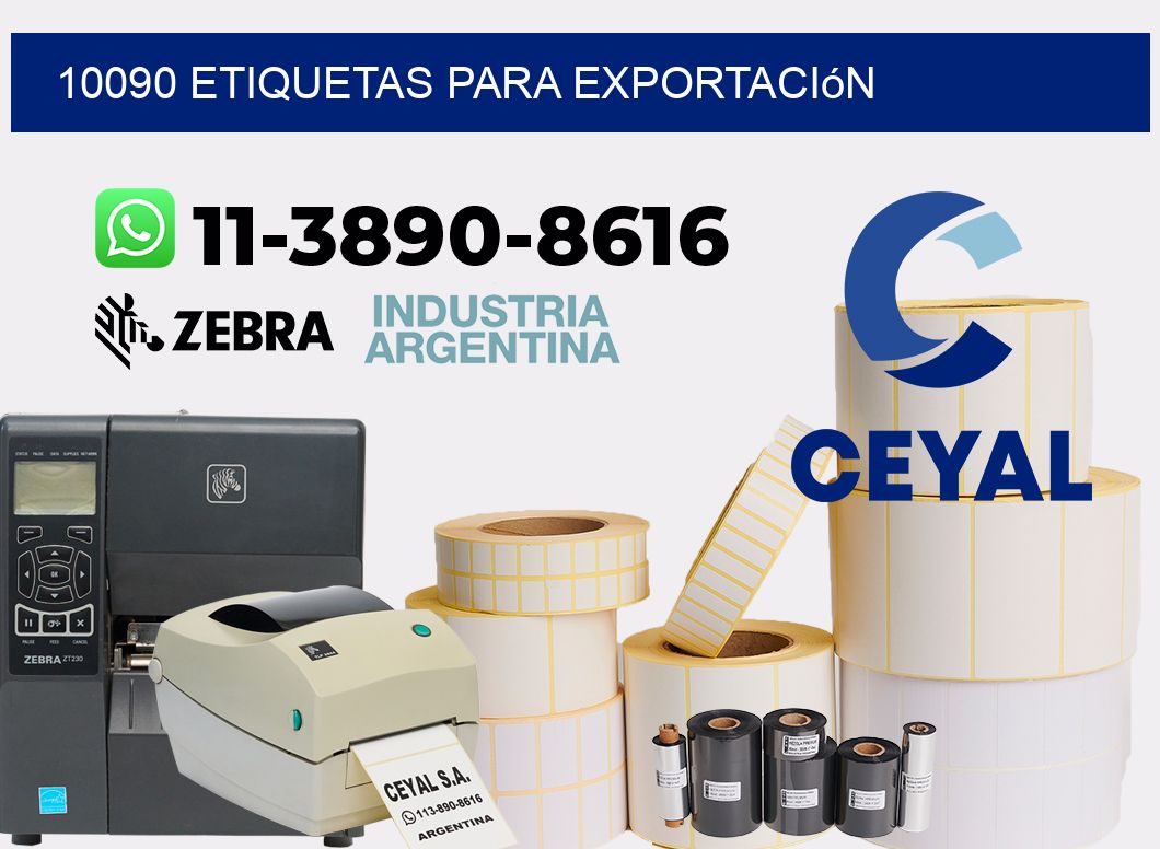 10090 Etiquetas para exportación