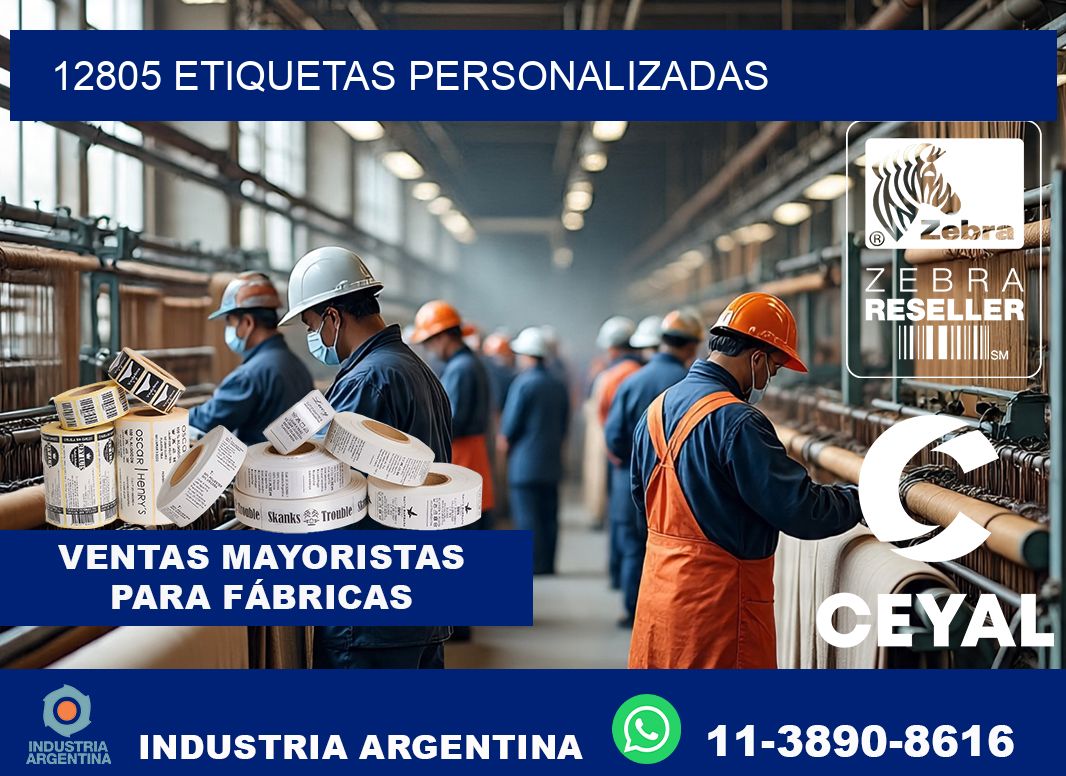 12805 etiquetas personalizadas