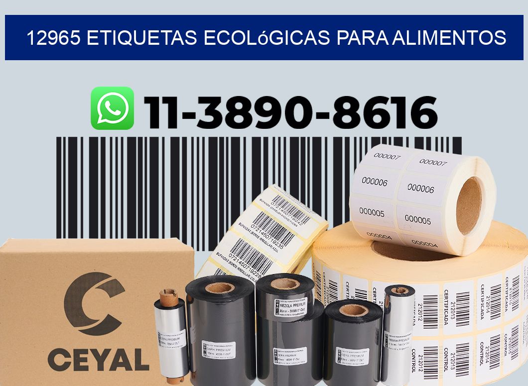 12965 Etiquetas ecológicas para alimentos