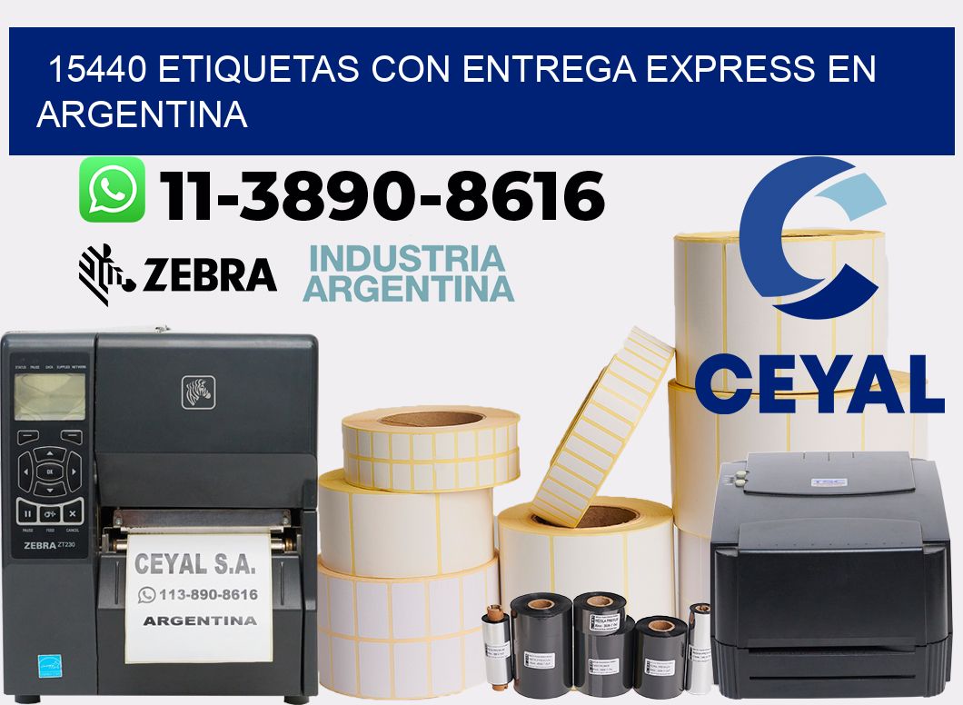 15440 Etiquetas con entrega express en Argentina