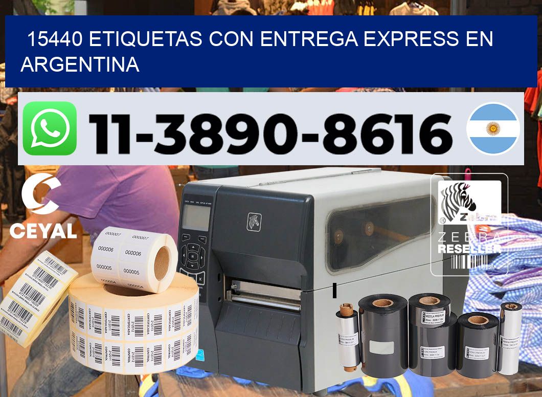 15440 Etiquetas con entrega express en Argentina