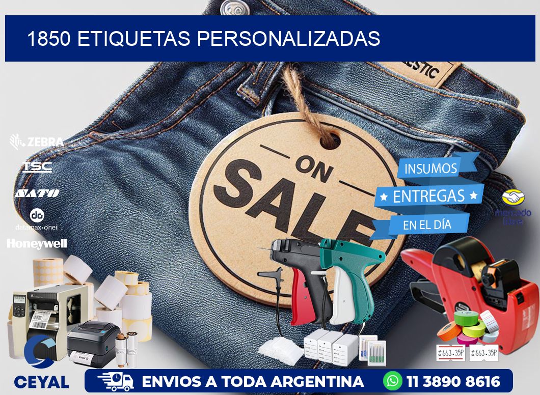 1850 etiquetas personalizadas