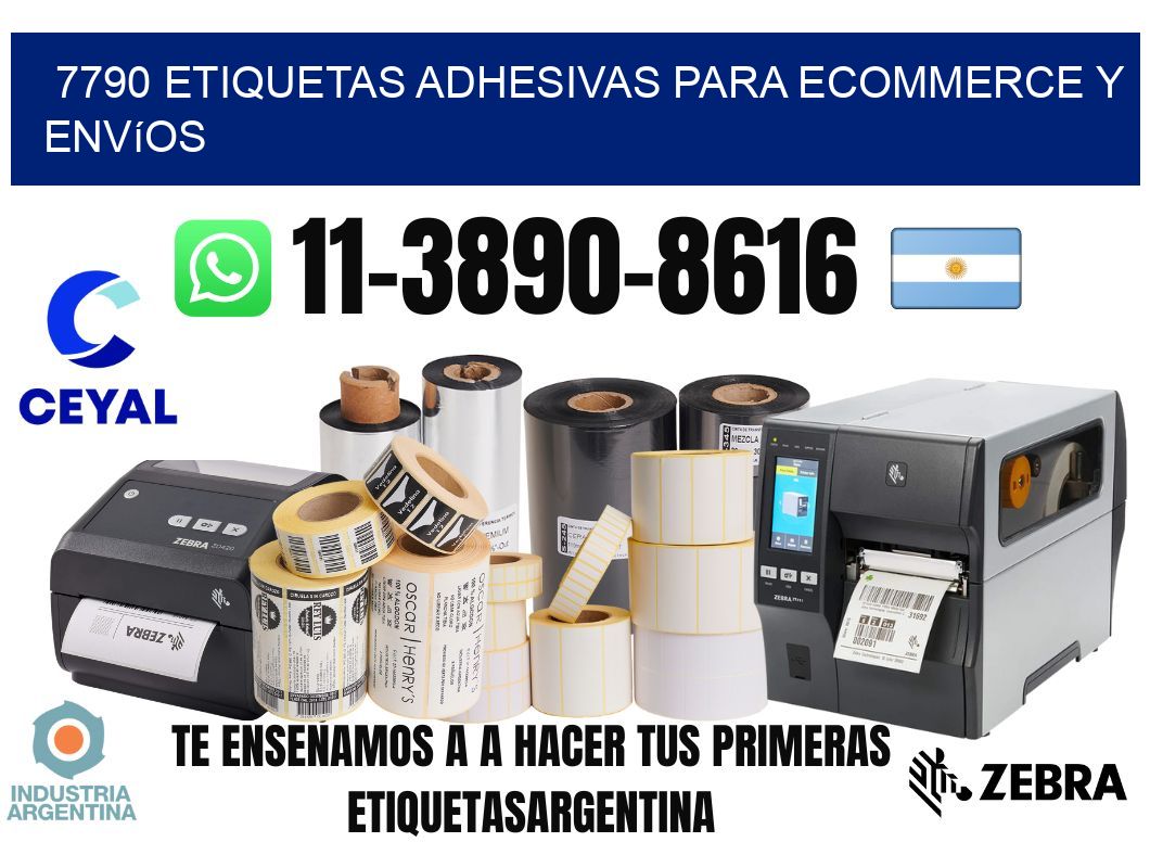 7790 Etiquetas adhesivas para ecommerce y envíos