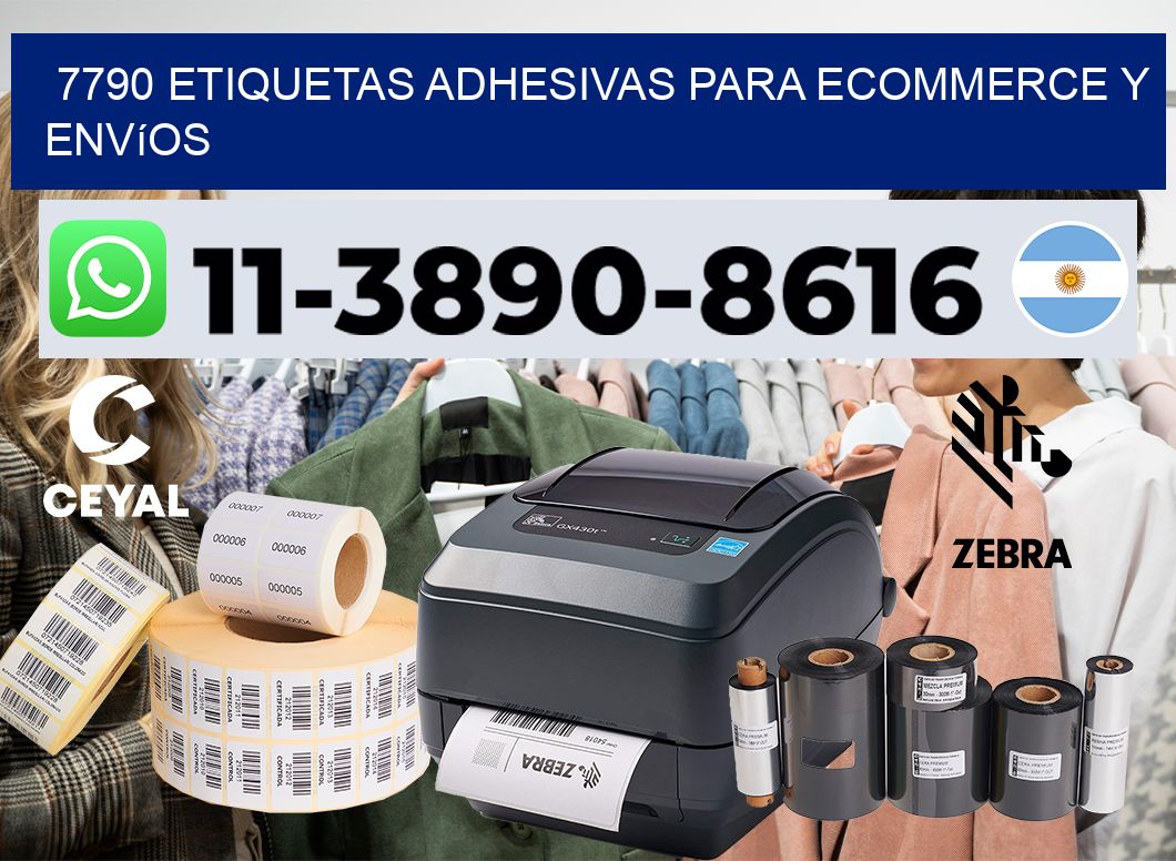 7790 Etiquetas adhesivas para ecommerce y envíos