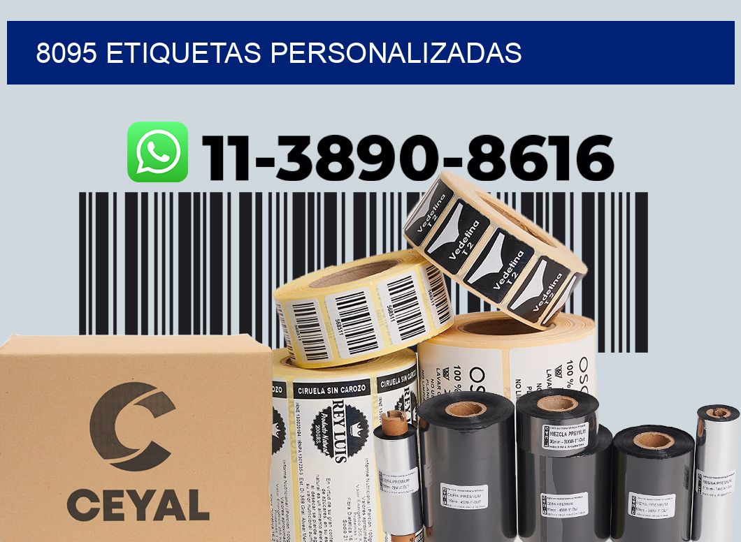 8095 etiquetas personalizadas