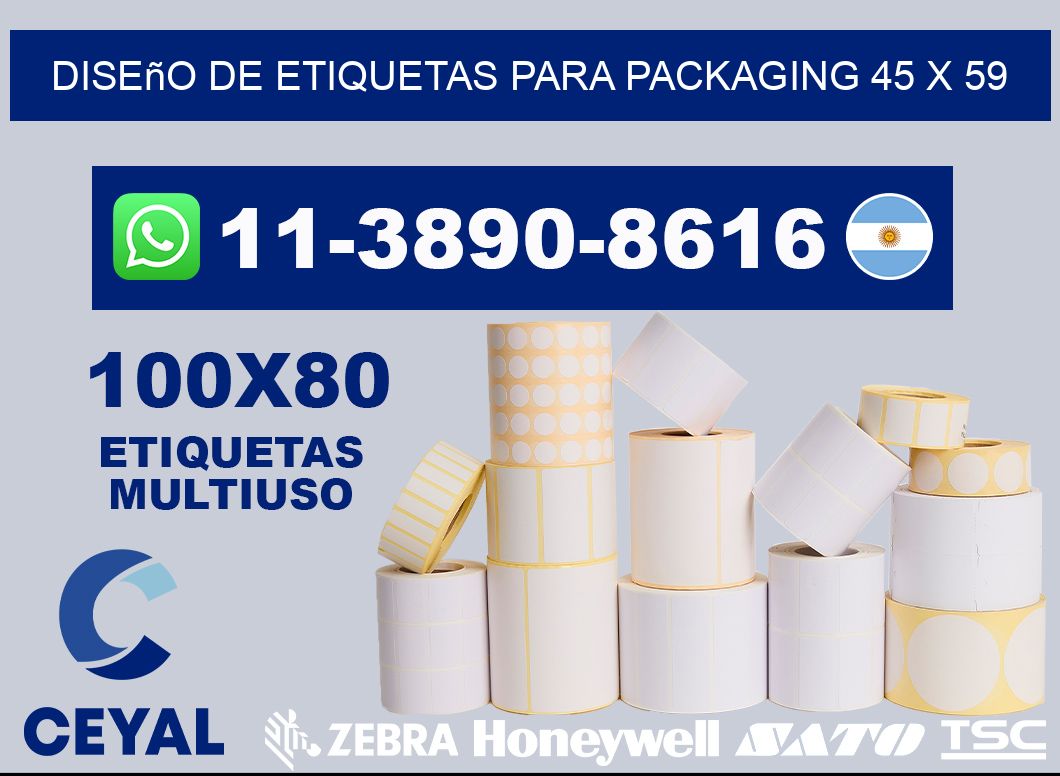 diseño de etiquetas para packaging 45 x 59