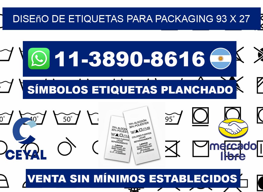 diseño de etiquetas para packaging 93 x 27