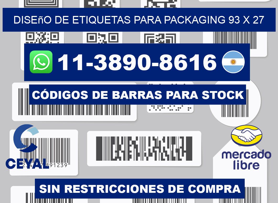 diseño de etiquetas para packaging 93 x 27