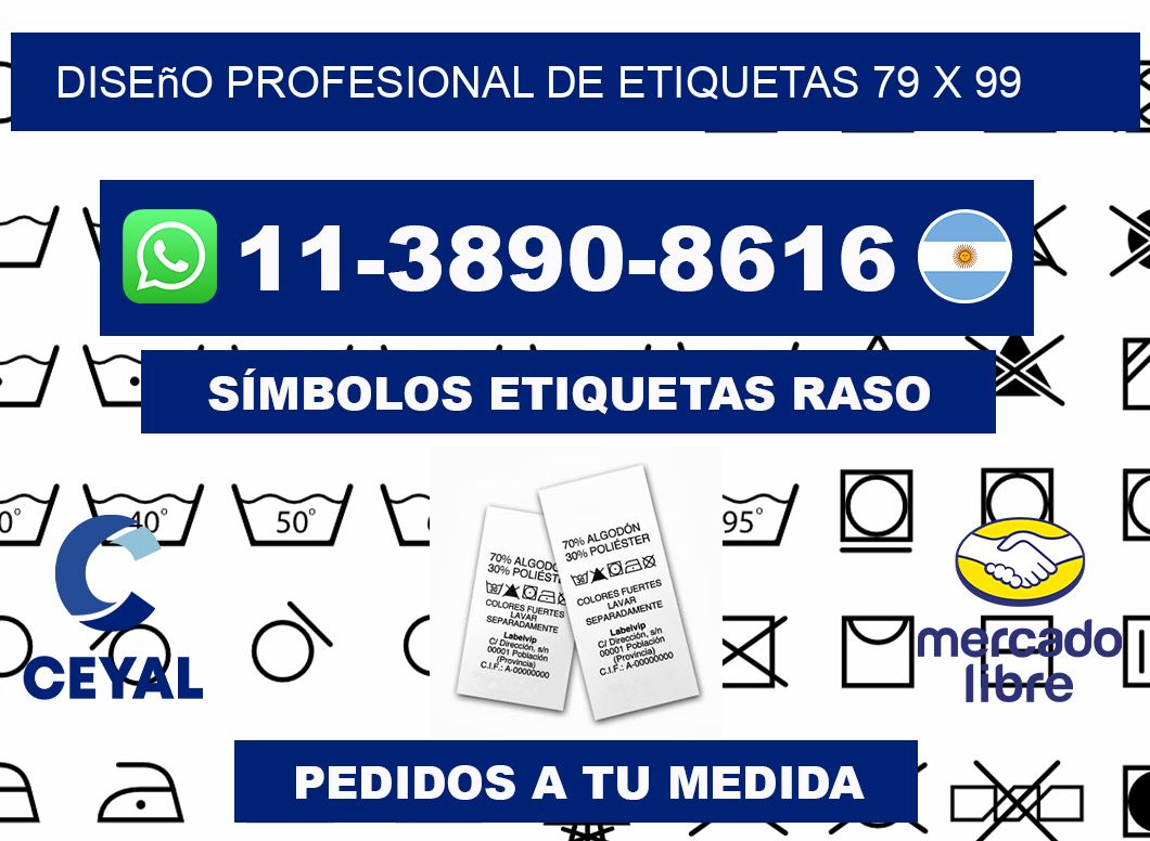 diseño profesional de etiquetas 79 x 99