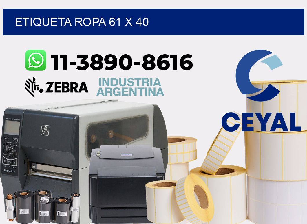 etiqueta ropa 61 x 40
