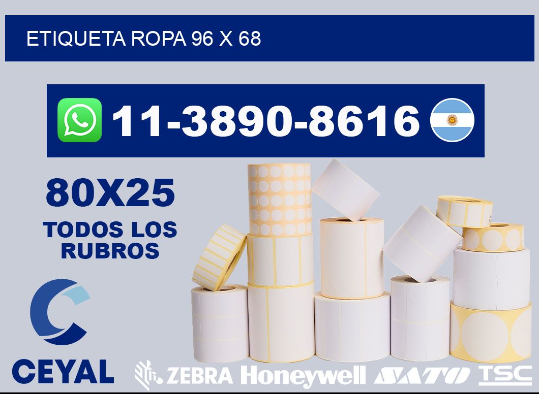 etiqueta ropa 96 x 68