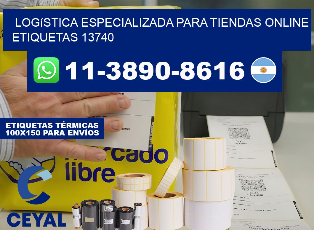 Logística especializada para tiendas online etiquetas 13740